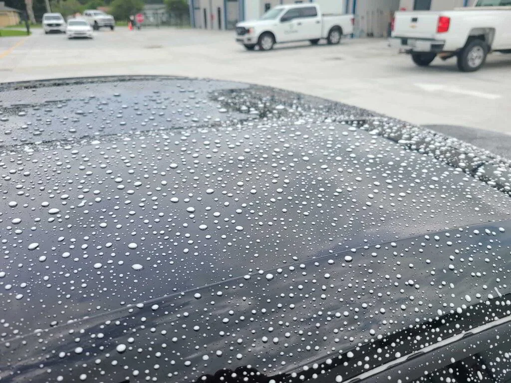 blacl car hood ceramicc aoting benefits tims pro auto spa wildwood fl