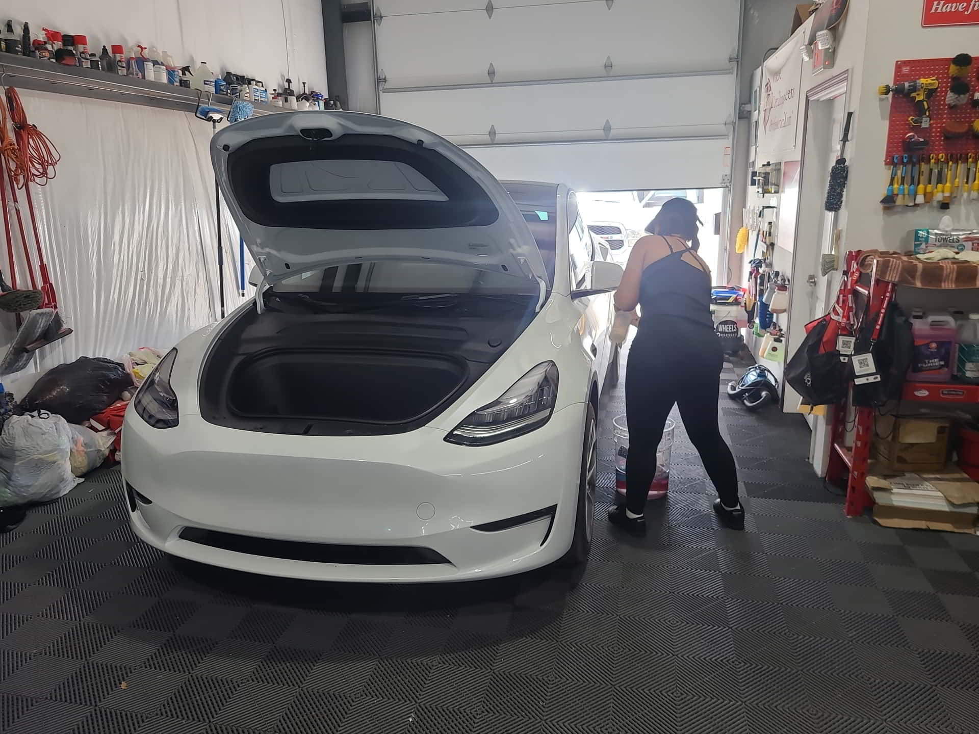 tesla clear ba ppf applied tim's pro auto spa wildwood fl