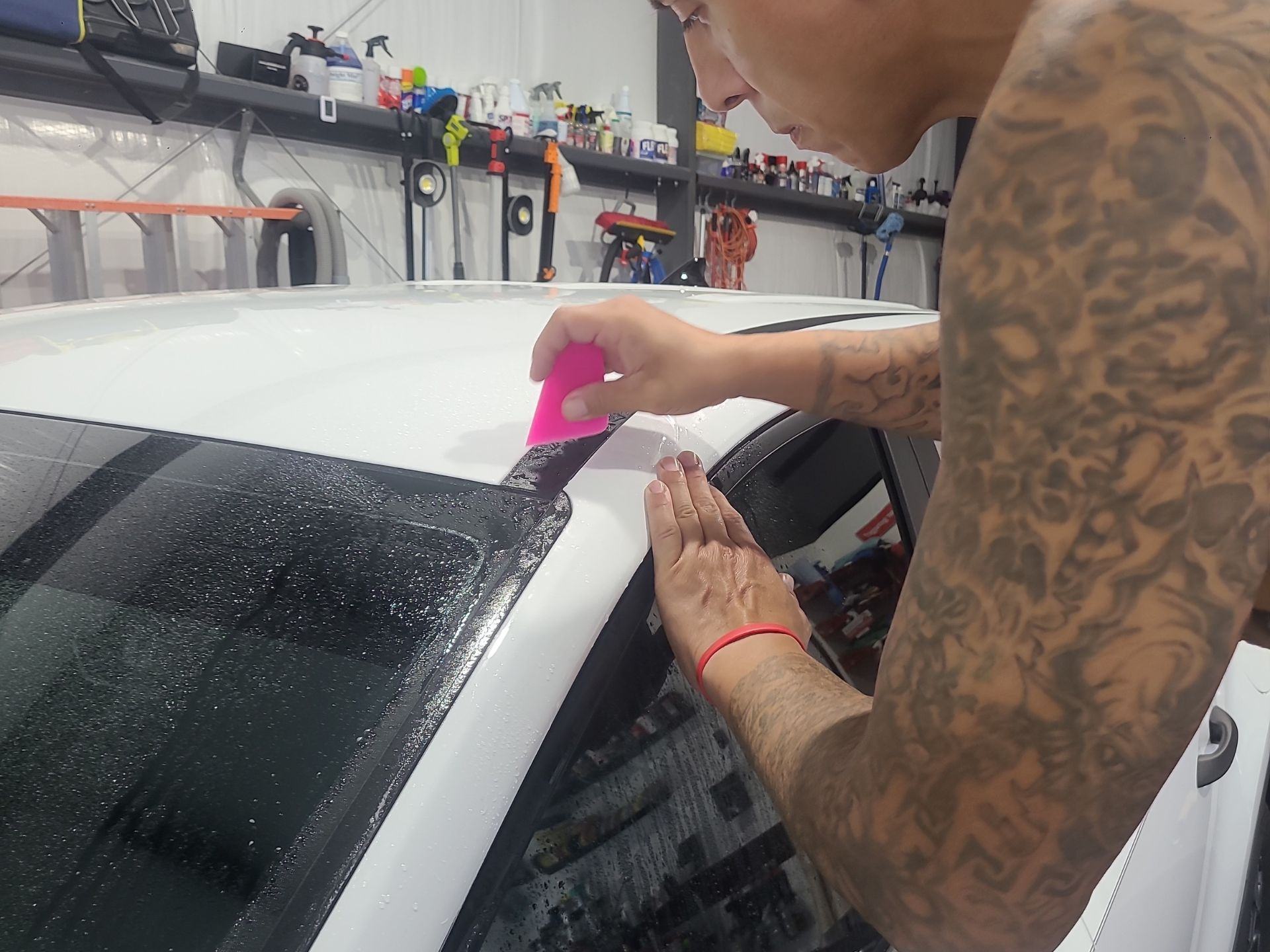 paint protection film on new car at tim's pro auto spa in wildwood, fl (3)