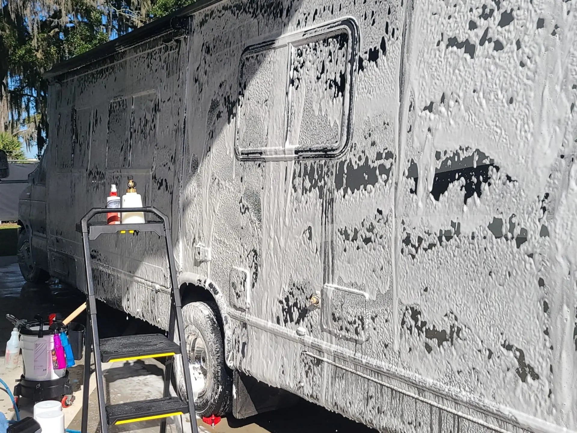rv detailing at tim's pro auto spa in wildwood, fl